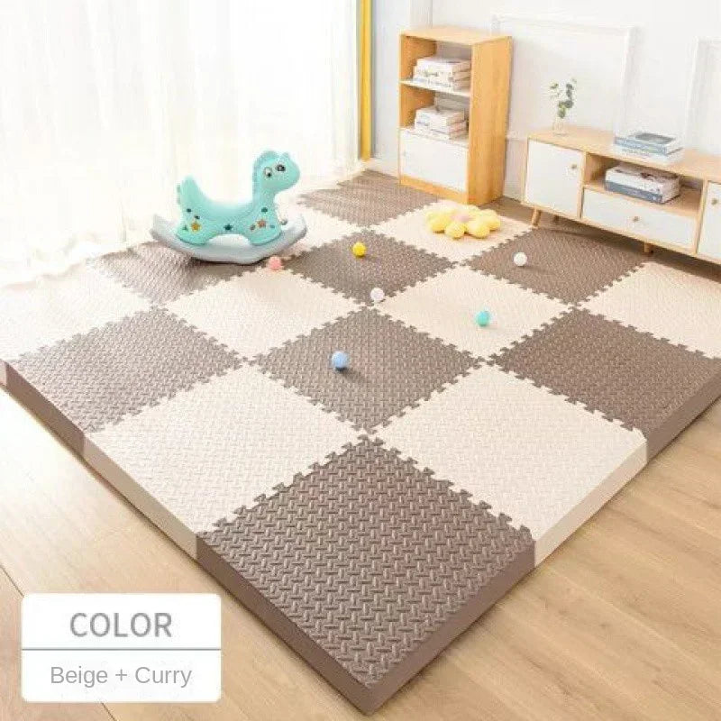 Tapis Puzzle Éva 16 pièces - Douceur et sécurité enfant