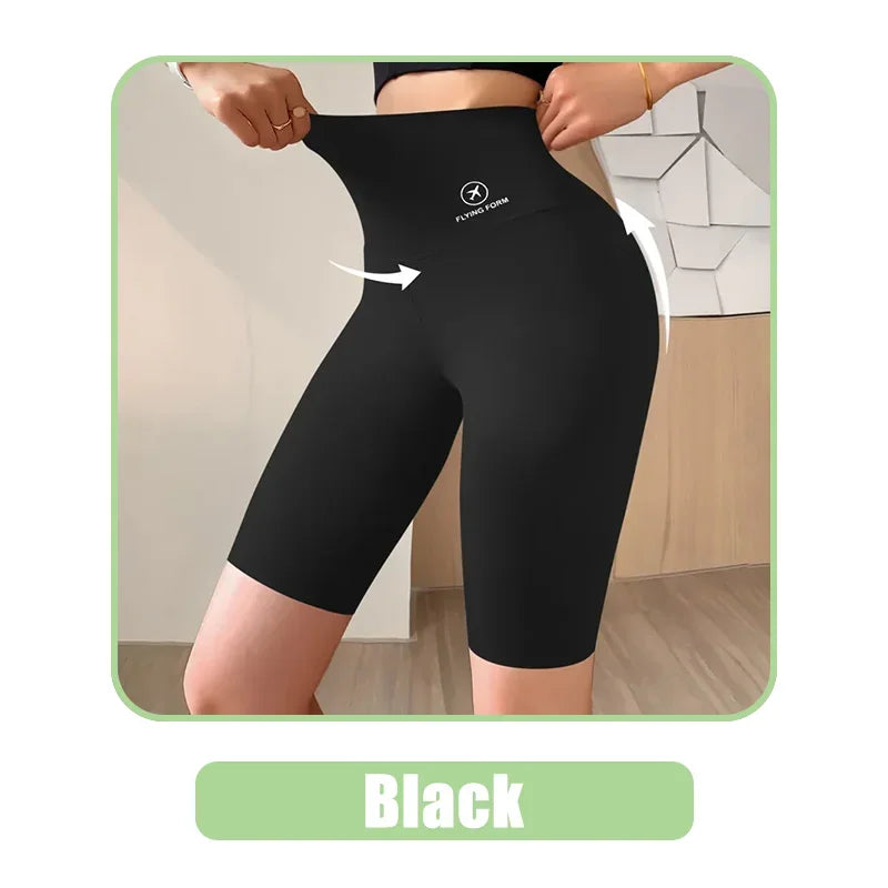 Shorts Femme Sport Taille Haute Push Up Yoga Fitness