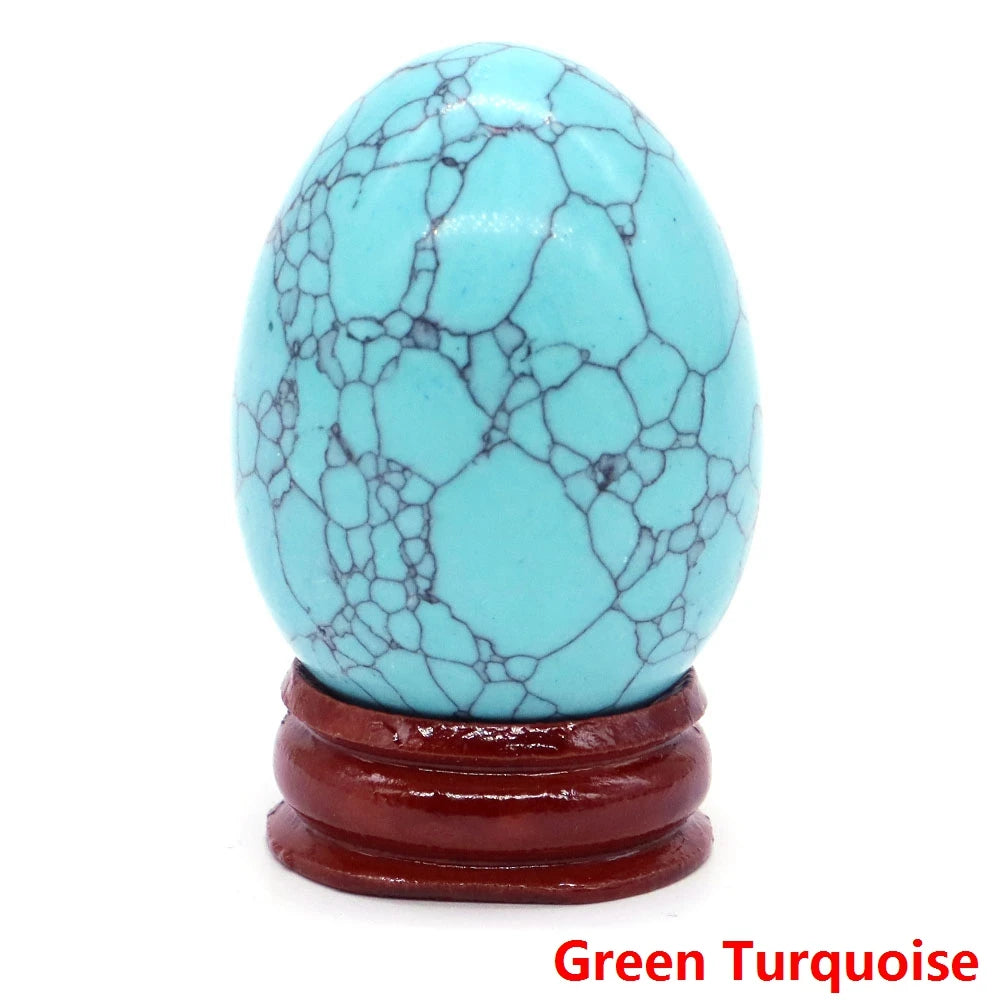 Oeuf Énergétique en Pierre Naturelle