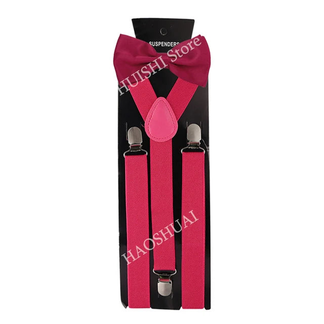 Chic Bowtie & Suspender Set for All Occasions