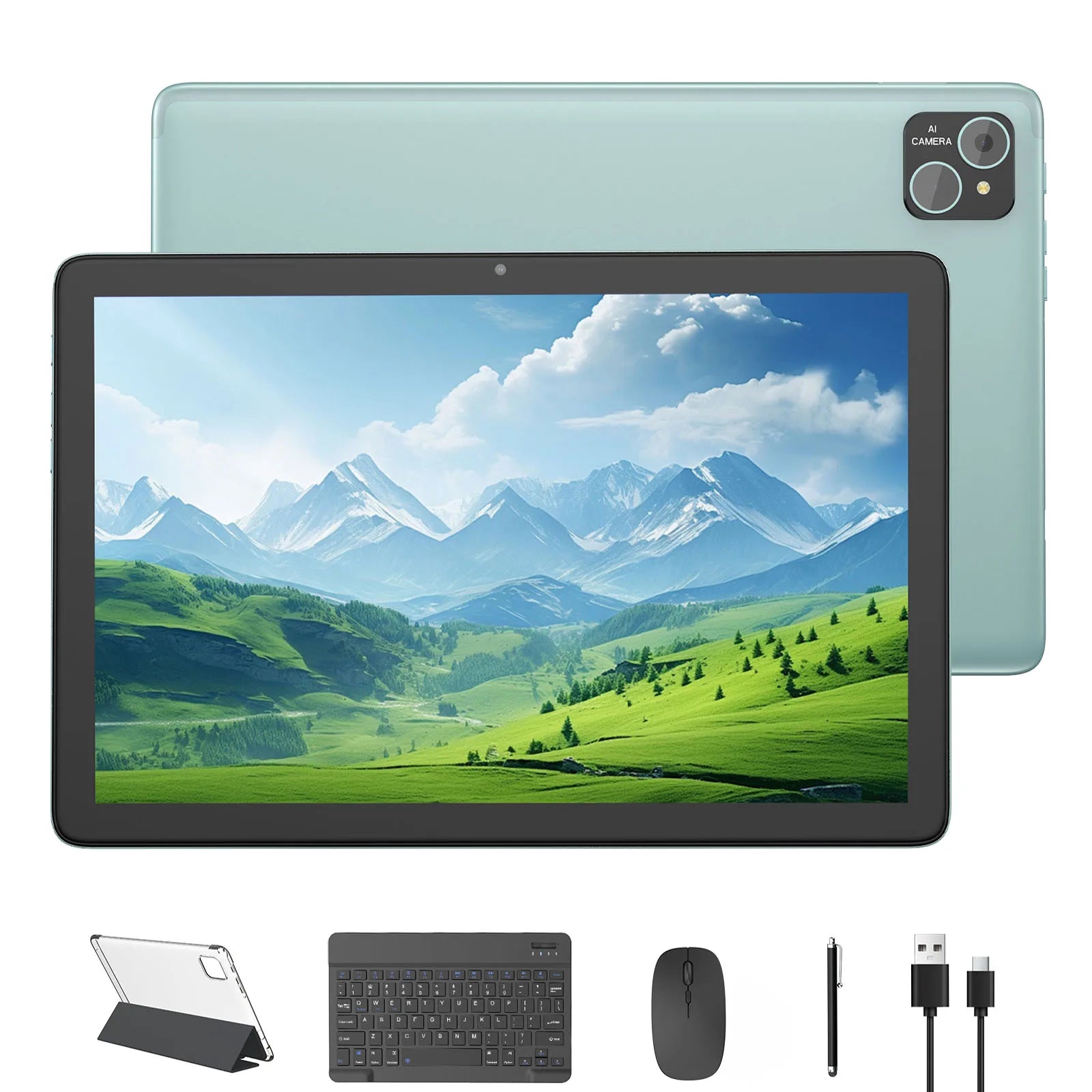 Tablette Android 14 Pro avec accessoires