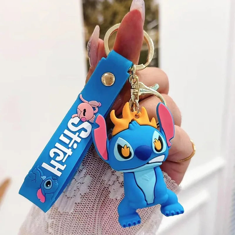 Disney Charm Keychains: Mickey, Minnie & Lilo Fun!