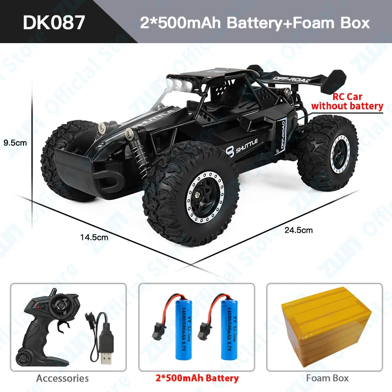 ZWN 2WD RC Tout-Terrain LED 1:16