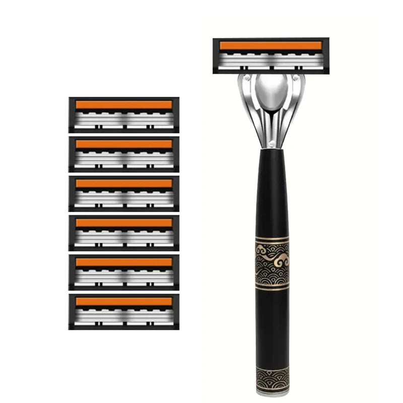 Rasoir 3 couches homme - design innovant et réutilisable