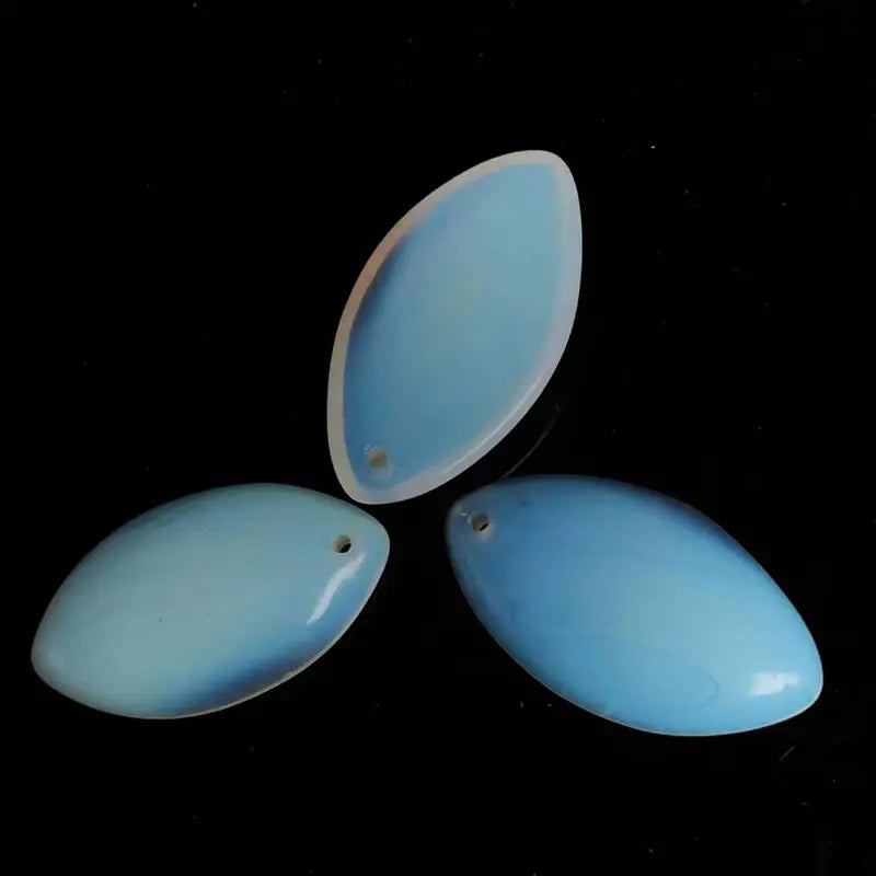 Pendentif Marquise en Agate Naturelle