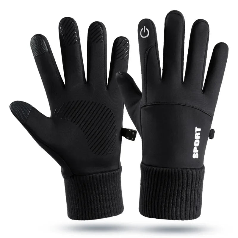 Gants d'hiver tactiles et chauds.