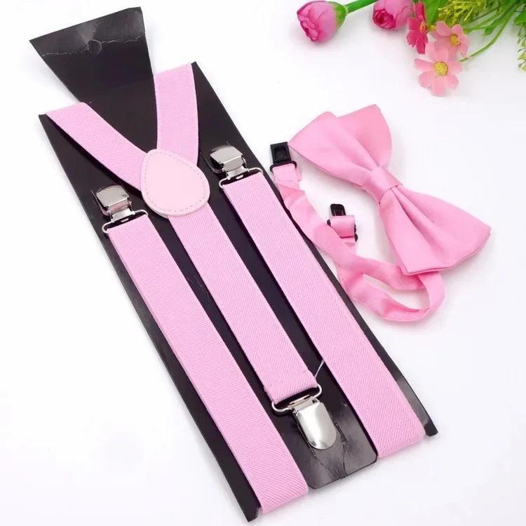 Chic Bowtie Suspenders for Stylish Men