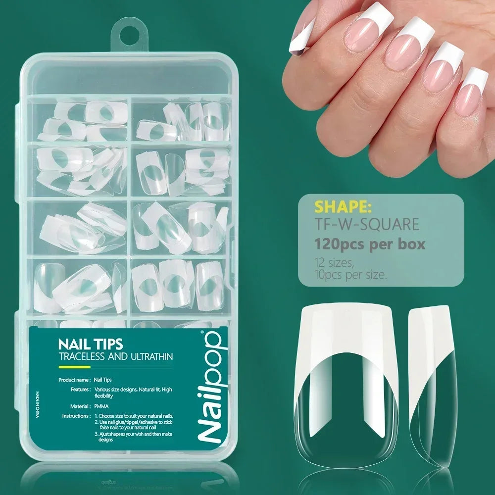 Ongles Bicolores Nailpop - 120 pièces