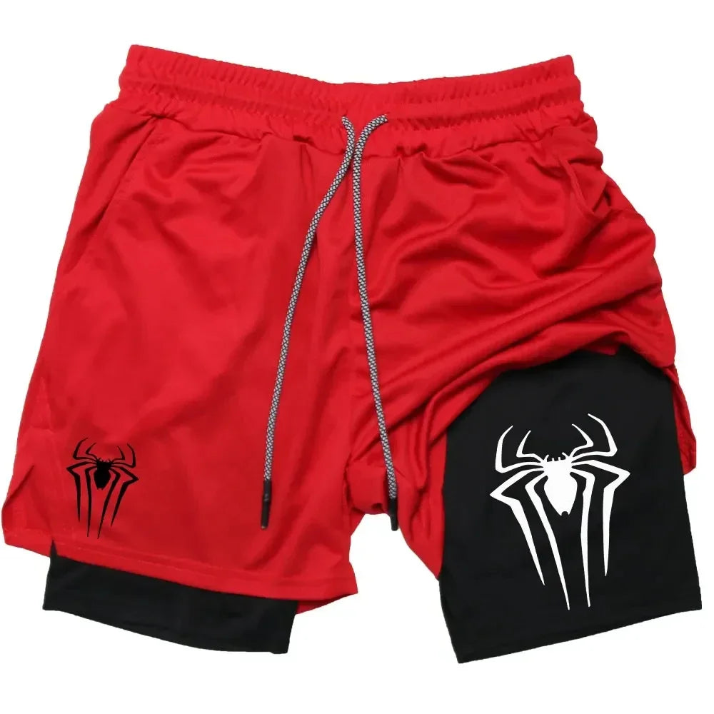 Shorts Araignée Y2K Performance Unisexe Sport