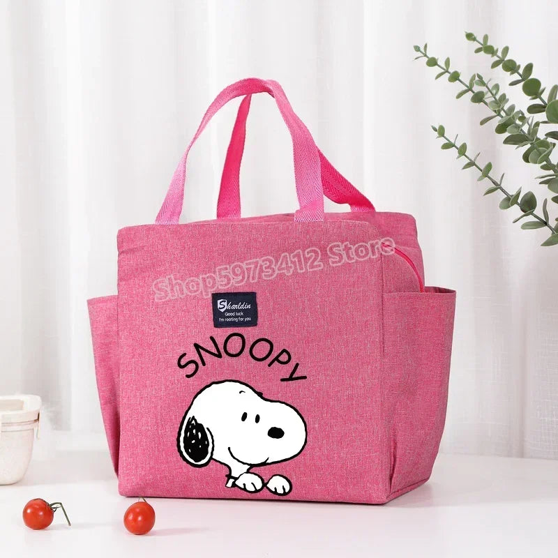 Snoopy's Insulated Bento Lunch Bag for Kids & Students