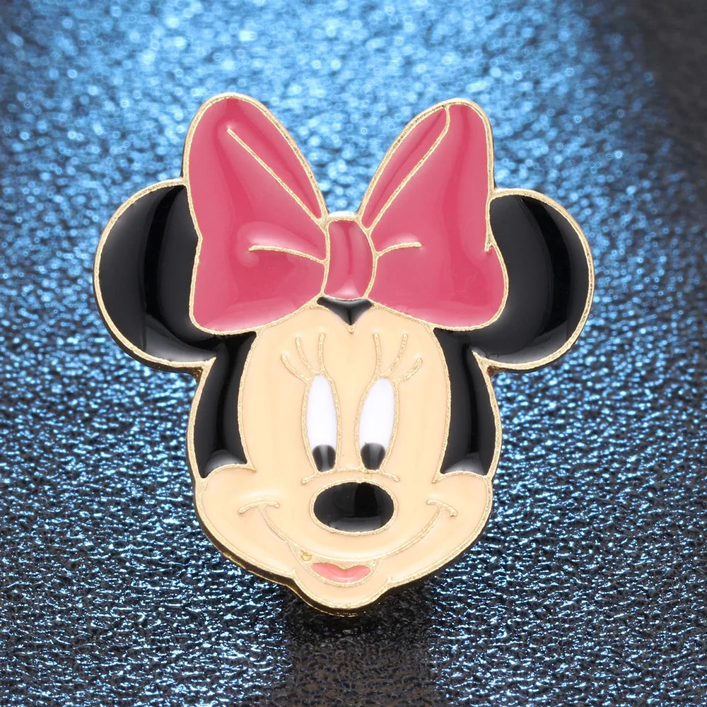 Mickey Mouse Enamel Pin: Trendy Cartoon Brooch