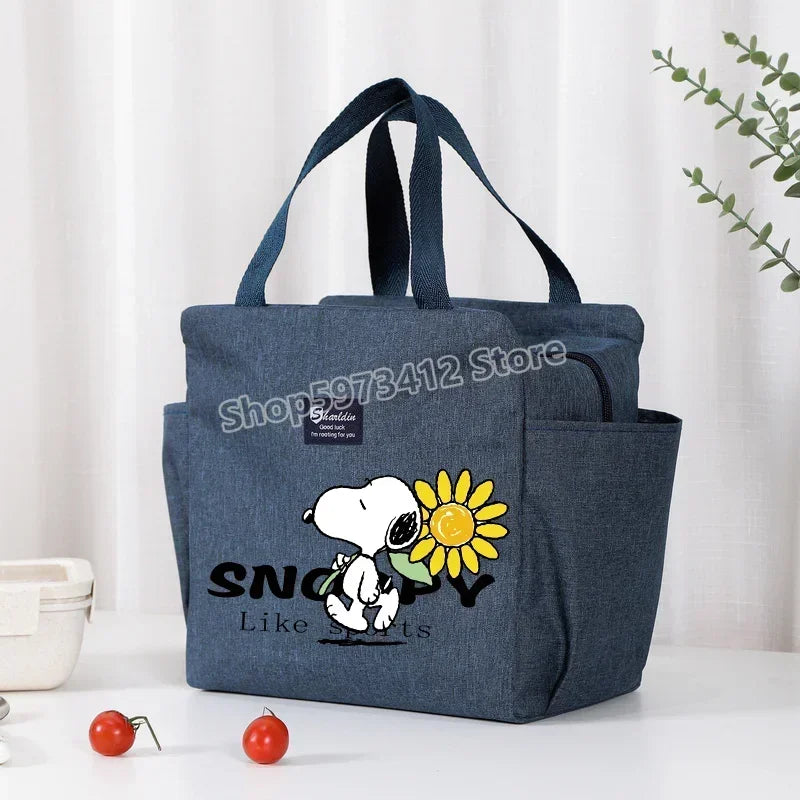 Snoopy's Insulated Bento Lunch Bag for Kids & Students