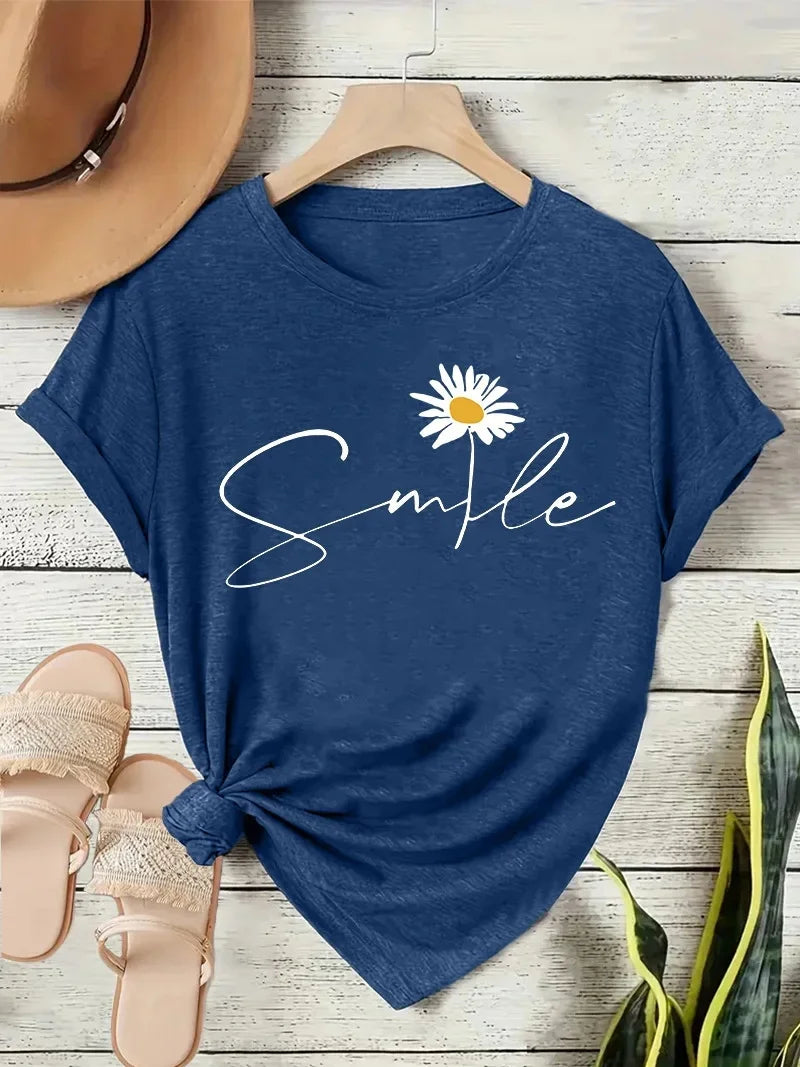 T-Shirt Floral Chic Femme - Confort Estival