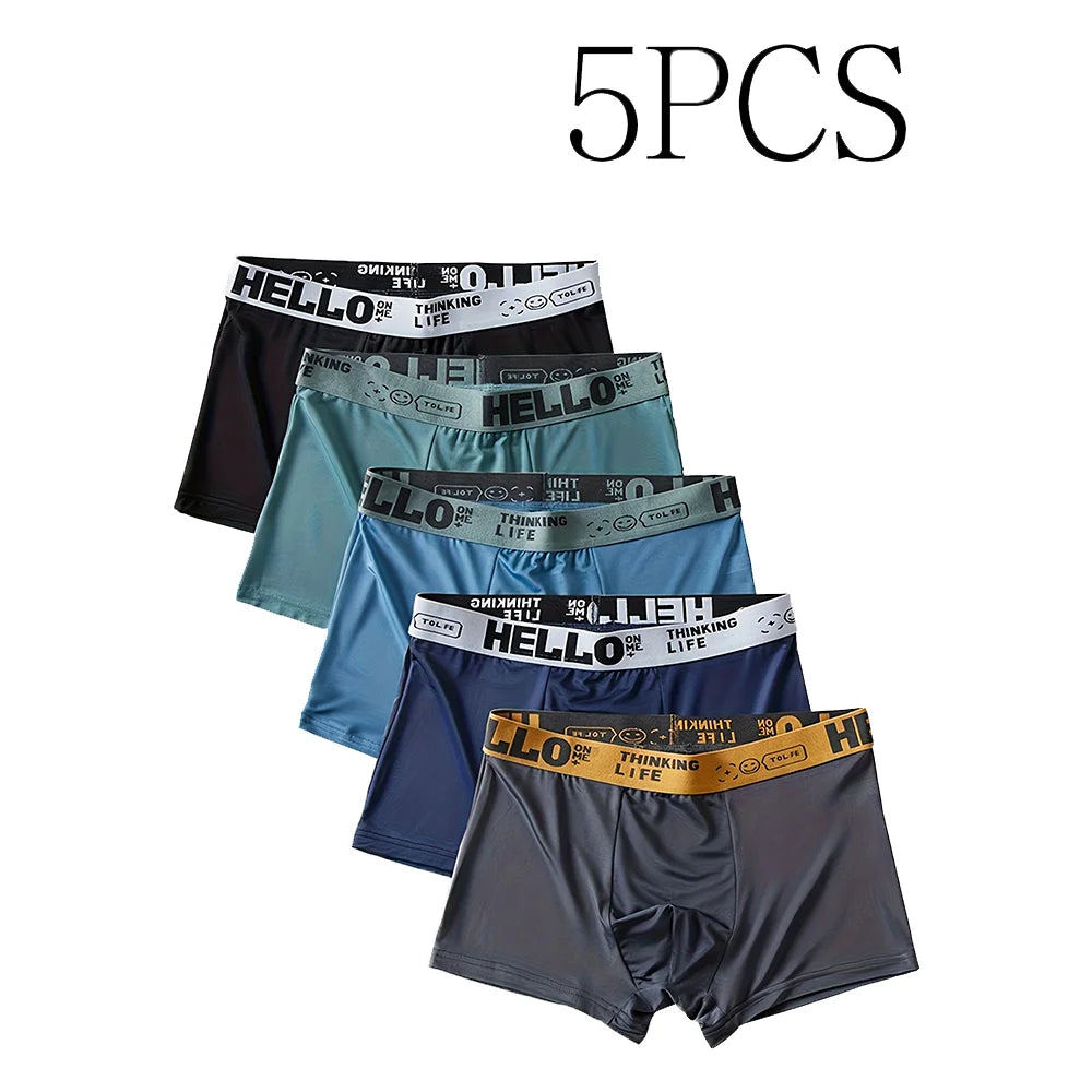 Boxers Confort Colorés - 5 Pièces