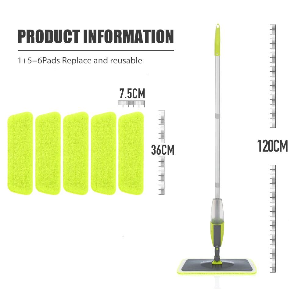 Magic Mop Set: Eco-Friendly Microfiber Cleaning Kit