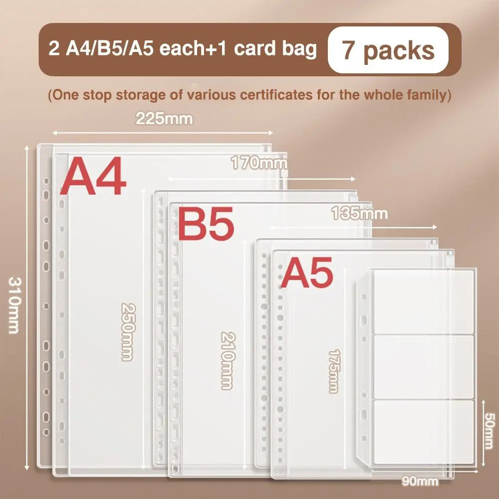 Organiseur Pratique PP A4/A5/B5 Multi-usage
