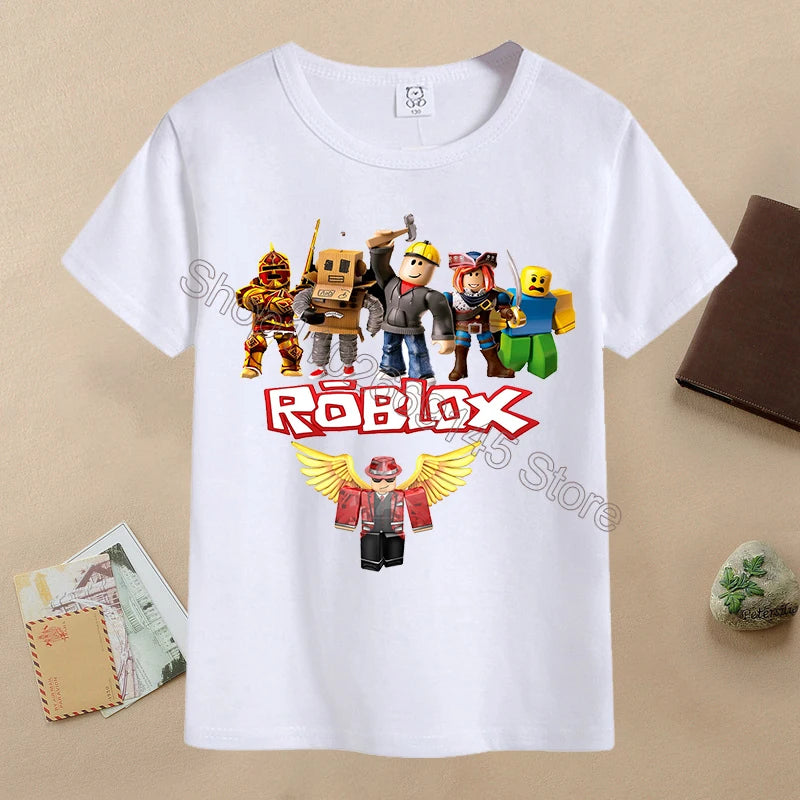 T-shirt Cartoon Enfant ROBLOX Été 6-12 ans