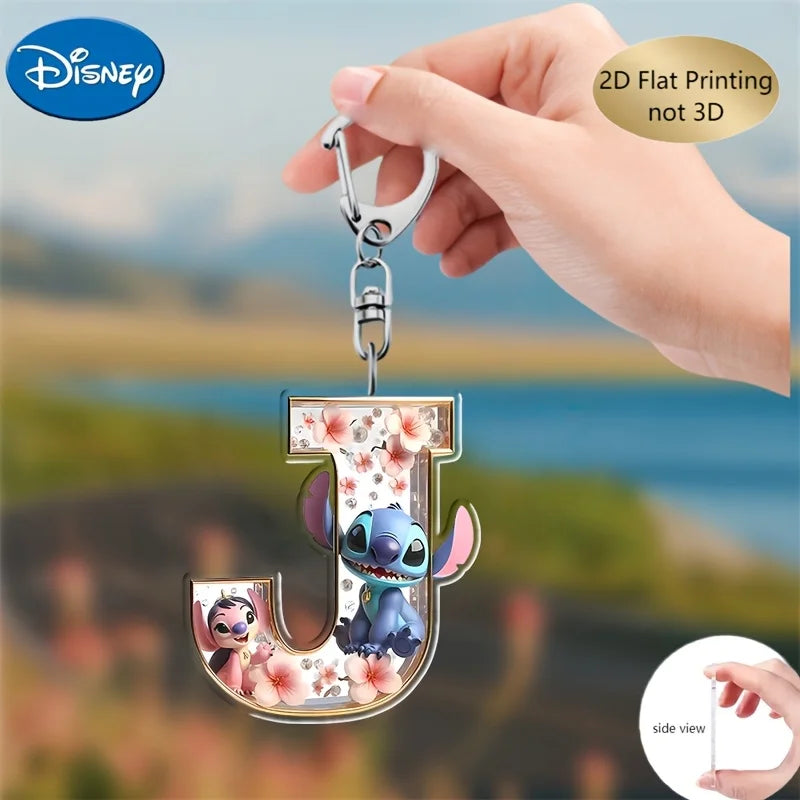 Lilo & Stitch Acrylic Keychain - Custom Name Gift