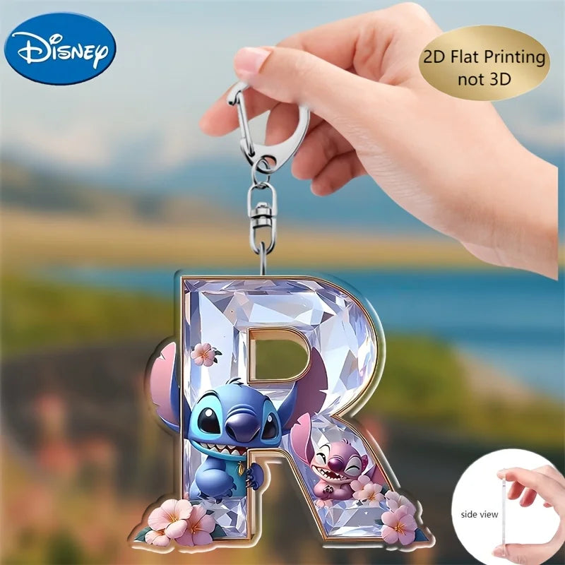 Lilo & Stitch Acrylic Keychain - Custom Name Gift