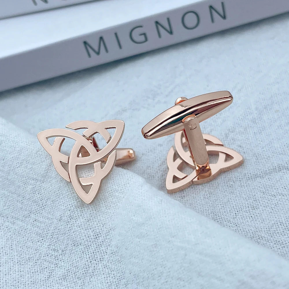 Boutons de Manchette Triangulaires Chic
