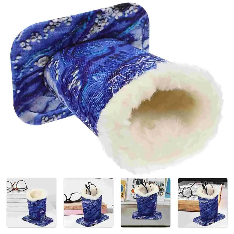 Chic Plush Sunglasses Holder for Men