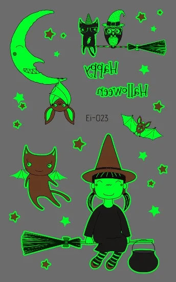 Tatouages Halloween Drôles pour Enfants