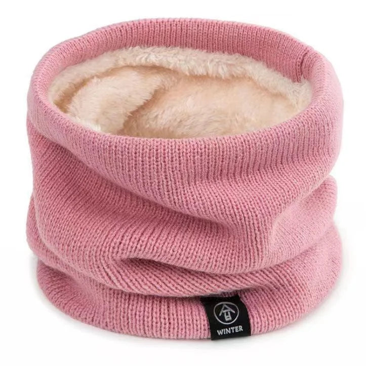 Écharpe Snood en laine chaude unisexe hiver chic