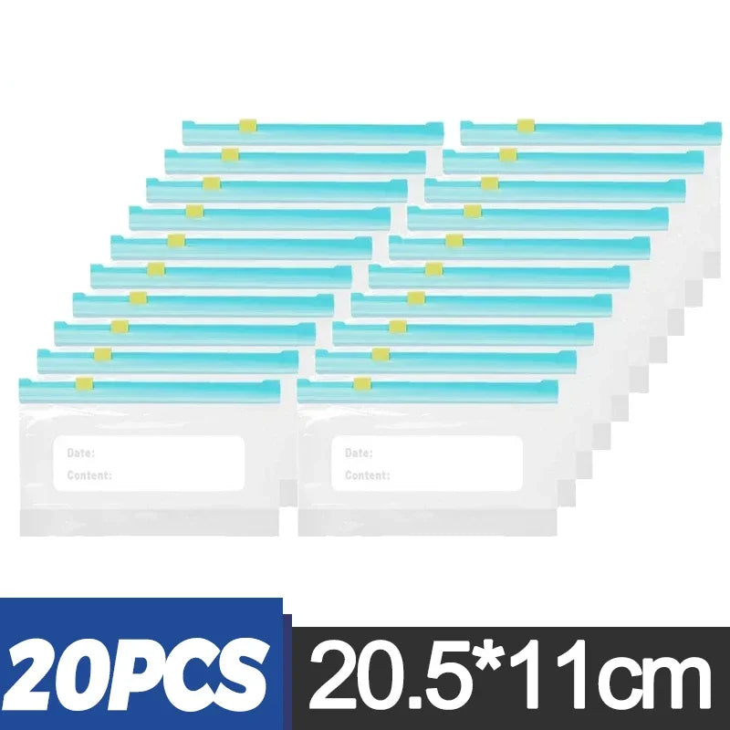 ZippyFresh: Sacs de Congélation Réutilisables 60/10