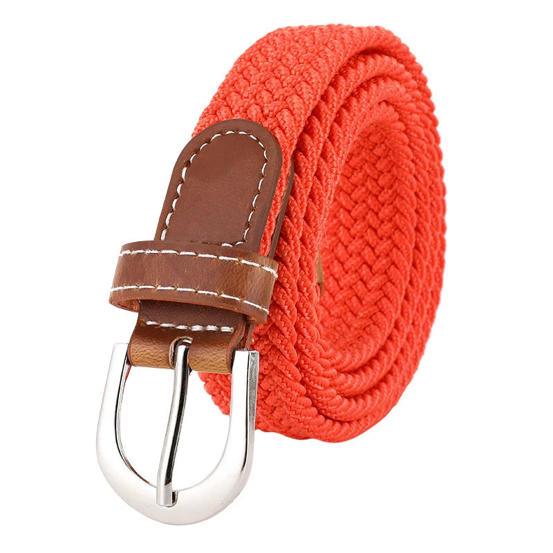 Versatile Stretch Woven Belt for All Styles