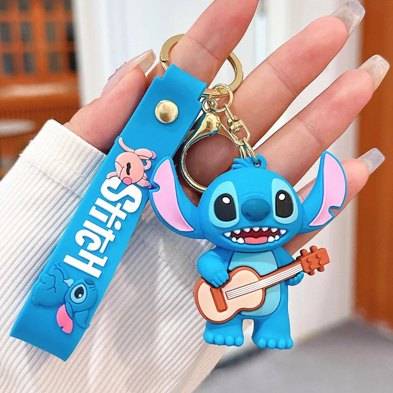 Disney Charm Keychains: Mickey, Minnie & Lilo Fun!