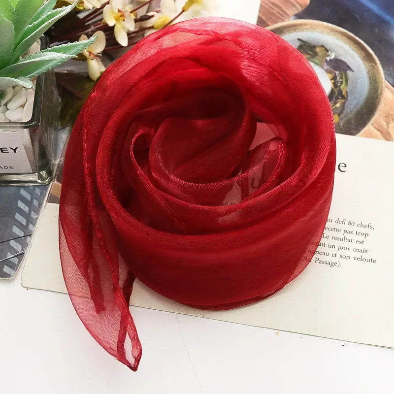 Foulard de Jonglage en Soie - 60cm, 21 Couleurs Vives