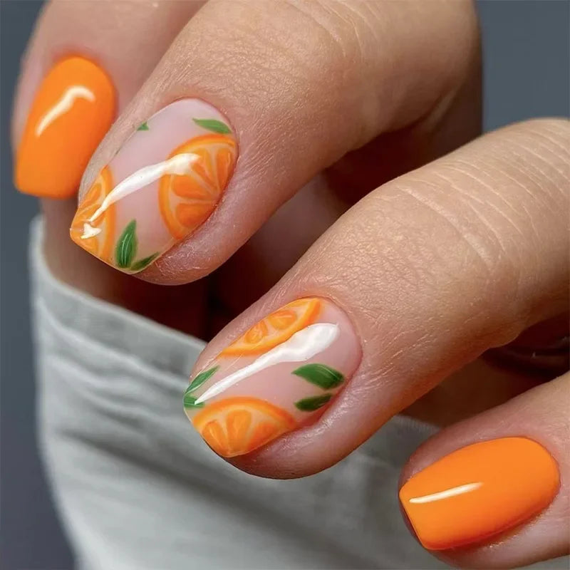 Fleurs Printanières - Faux Ongles Brillants