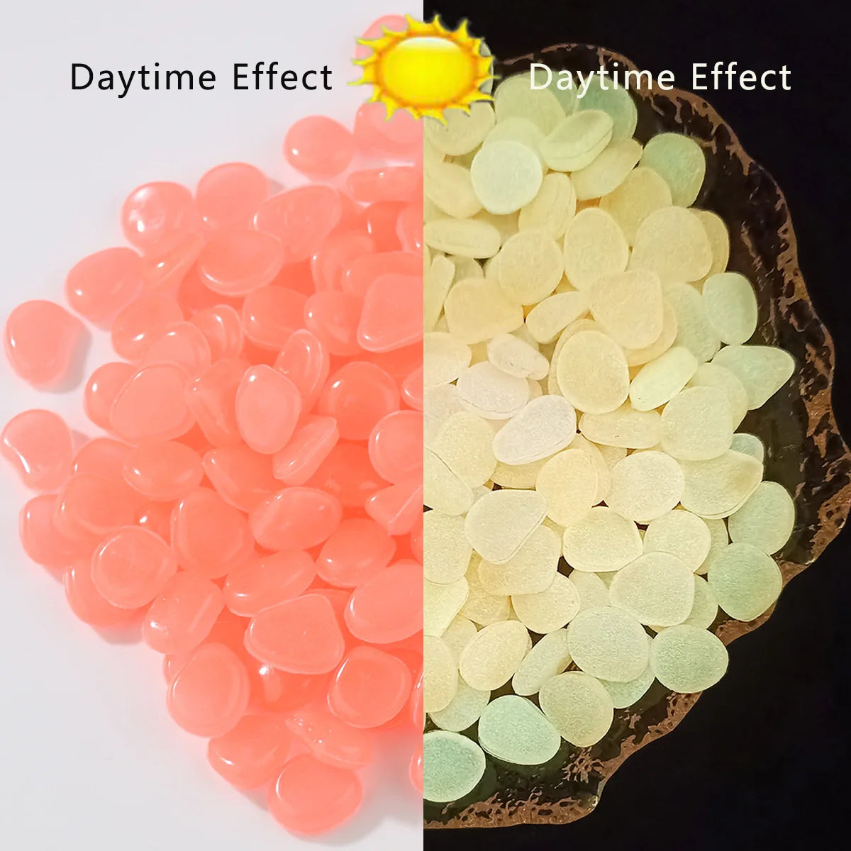 100 Pierres Lumineuses Fluorescentes