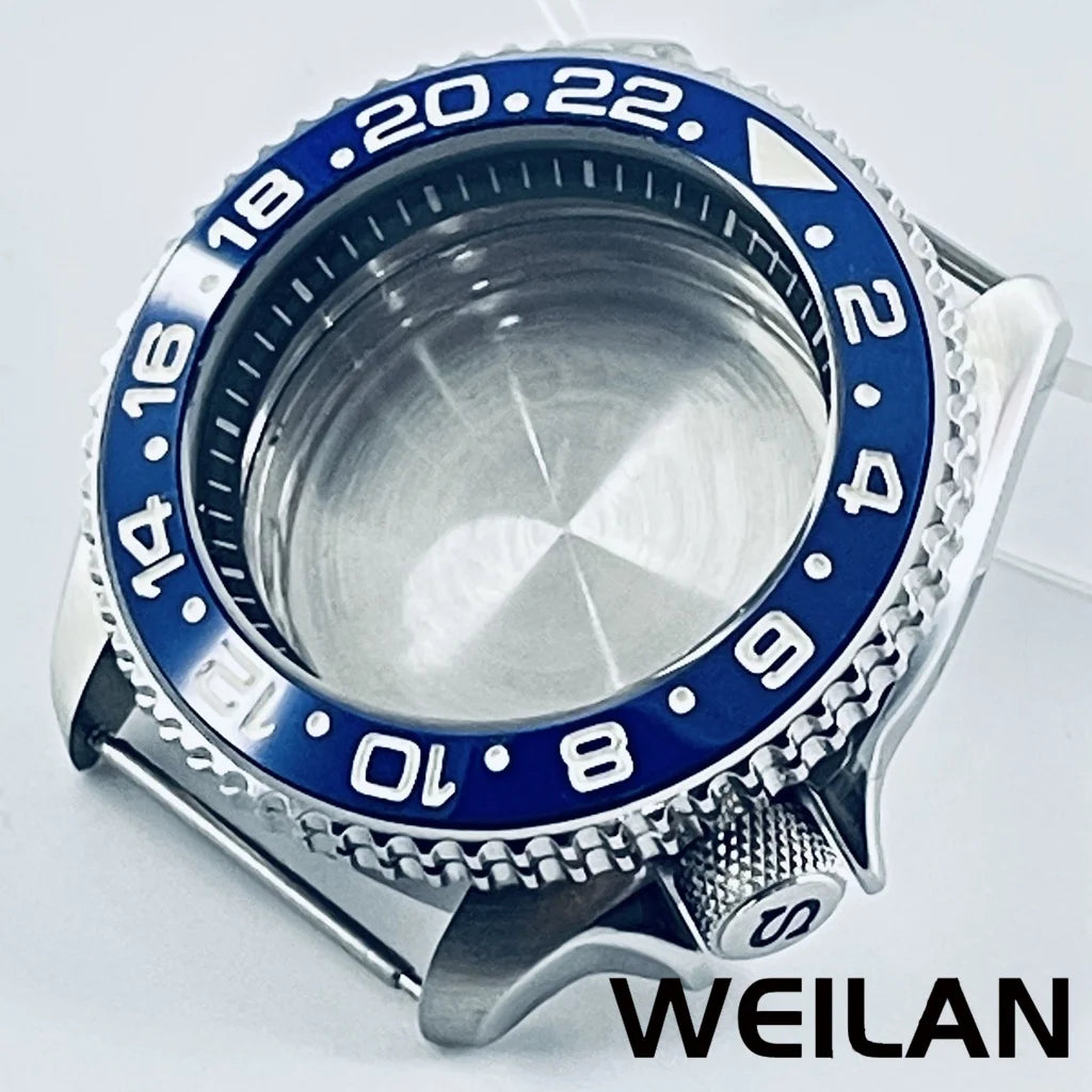 Boîtier Plongée 42mm NH35 Acier Inoxydable Argent