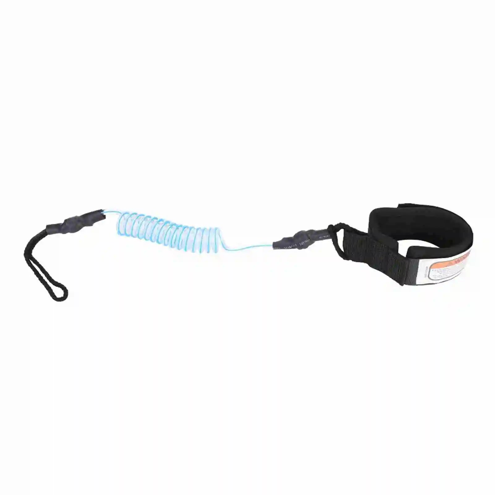 Laisse Surf PU 5mm - Corde enroulée pour Paddle/SUP