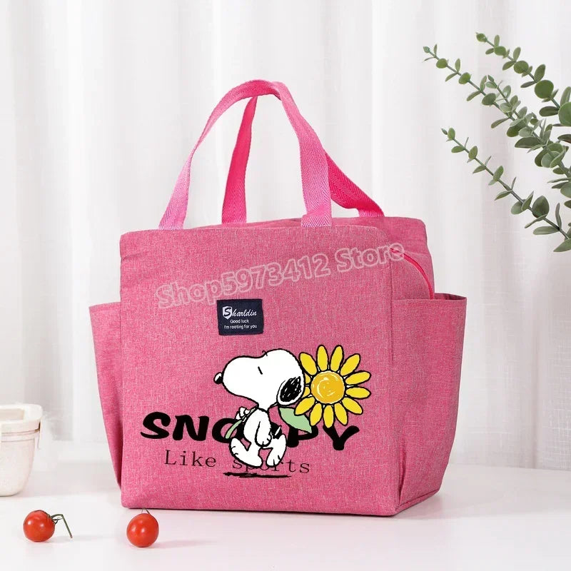 Snoopy's Insulated Bento Lunch Bag for Kids & Students