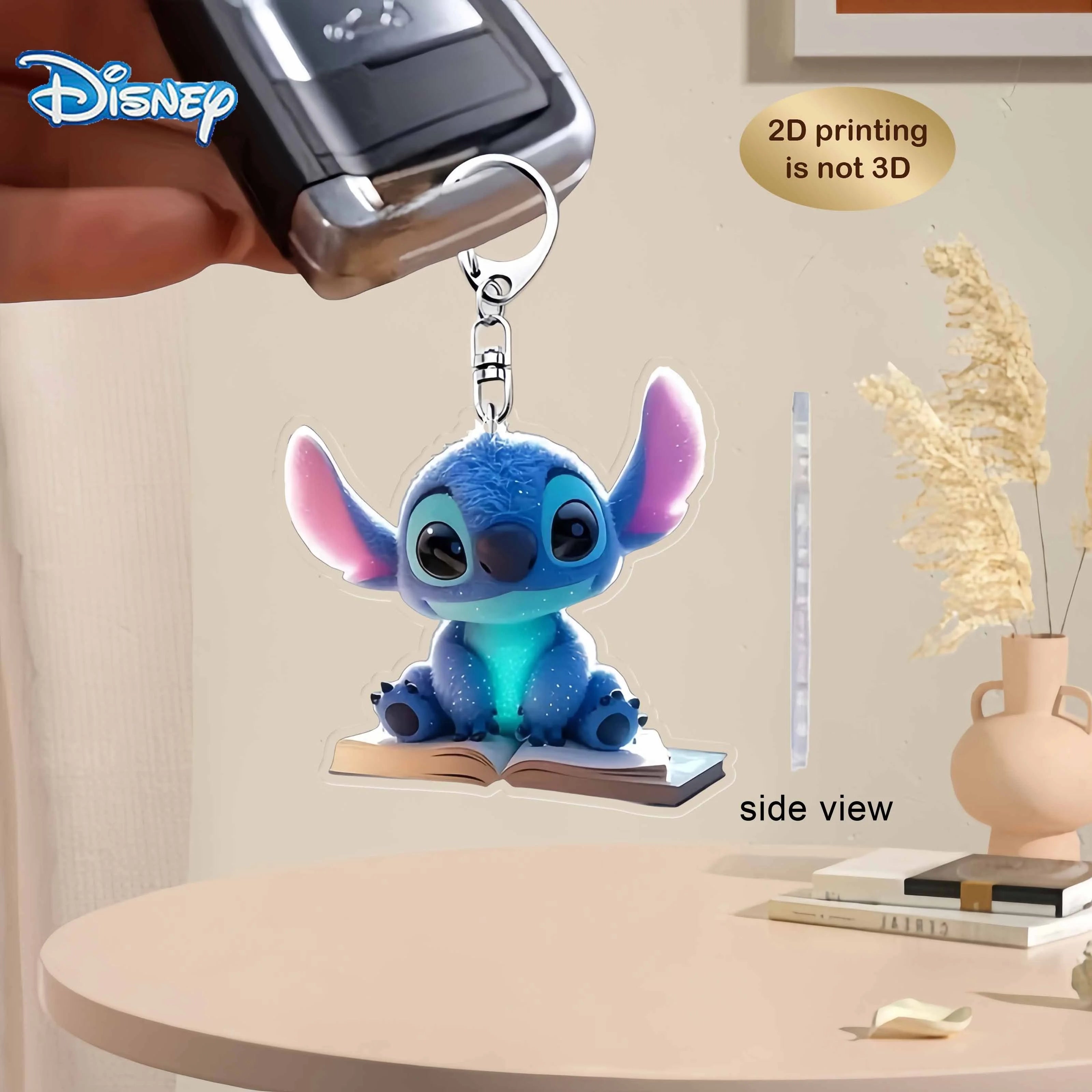 Porte-clés Lilo & Stitch Double Face Mignon 5cm