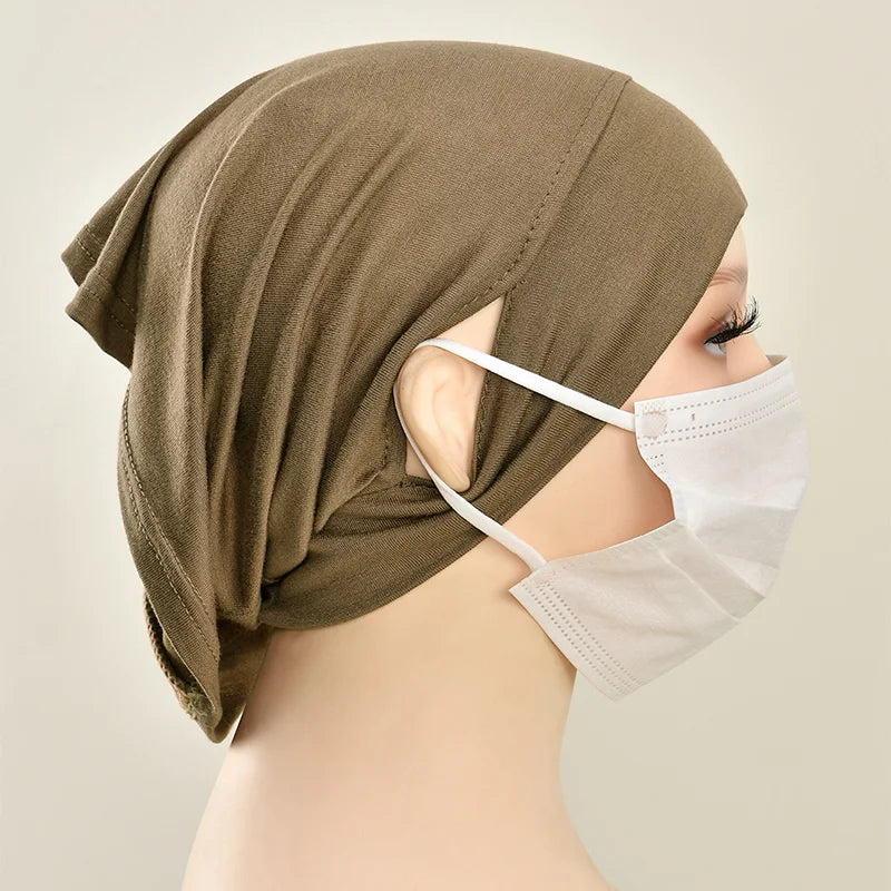 Bonnet Jersey Élégant avec Trou d'Oreille LAVEN