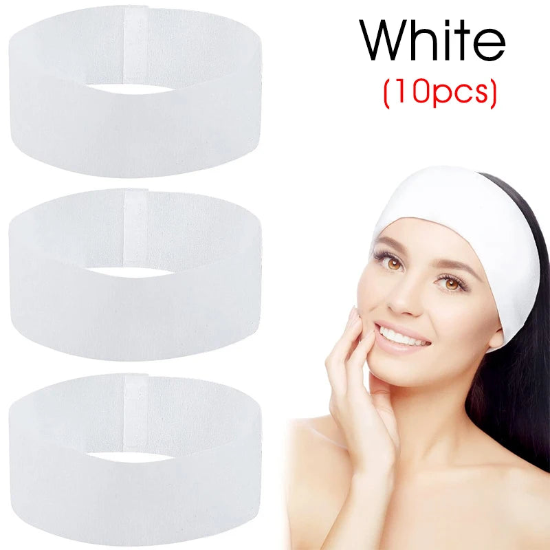 Soft Spa Facial Sauna Bands - 10/50/100 Pack
