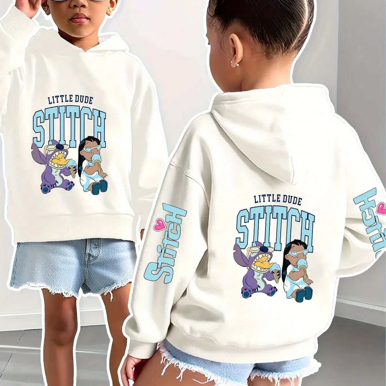 Sweat Disney Stitch Unisexe pour Enfants - Cool & Fun