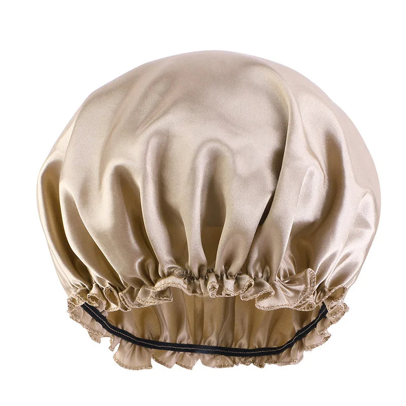 Bonnet Satin Élastique GATHERTOP - Élégance Nocturne