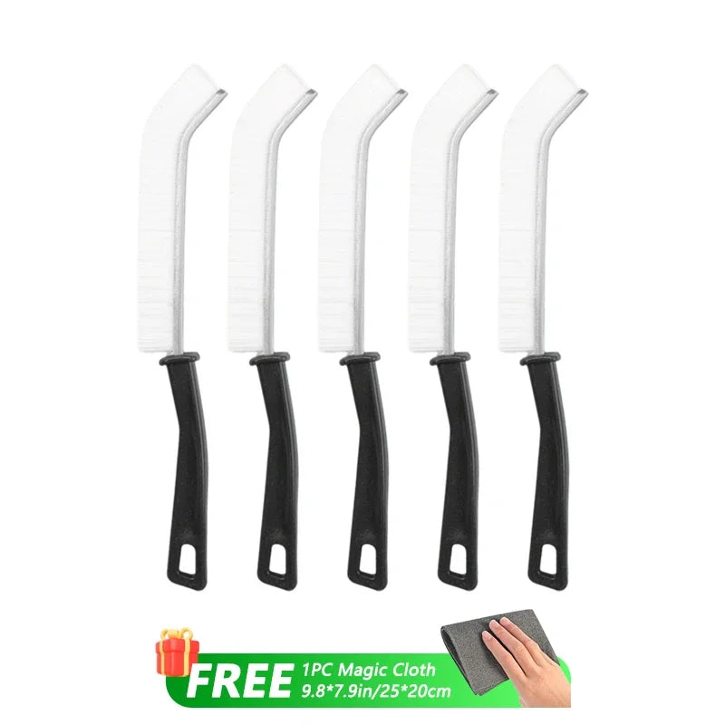 Hard Bristle Corner Cleaning Brush Set - Eco-Friendly