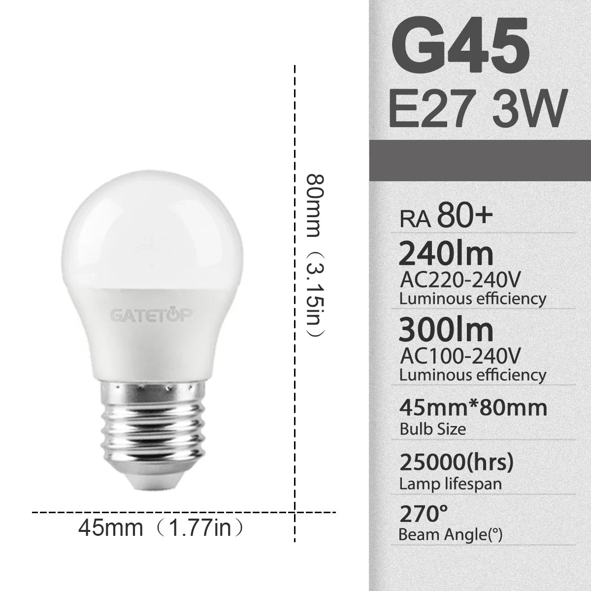 EcoGlow E27 LED Bulbs - Versatile Home Lighting