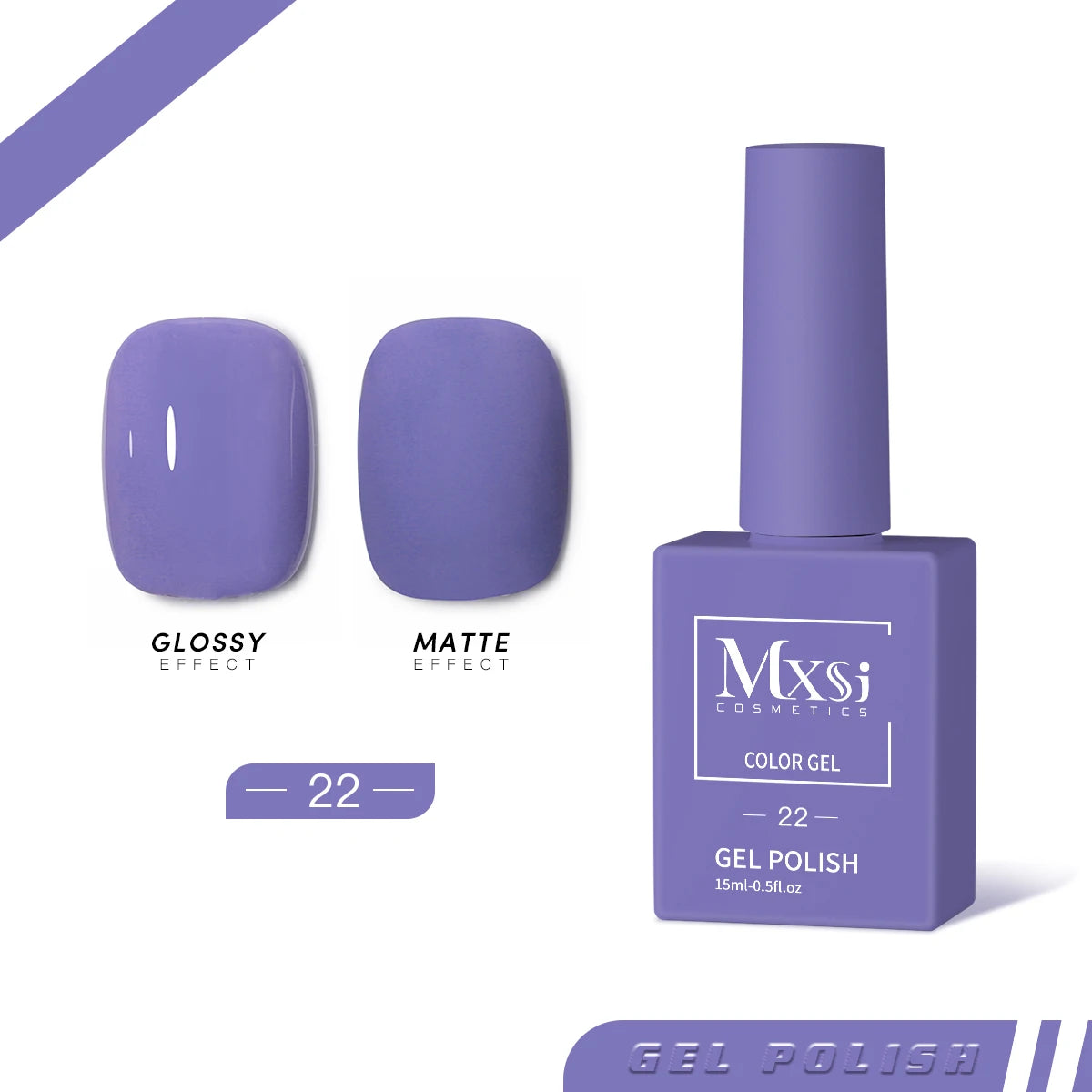 Vernis Gel Mxsi 15ml Couleurs Néo-Royal