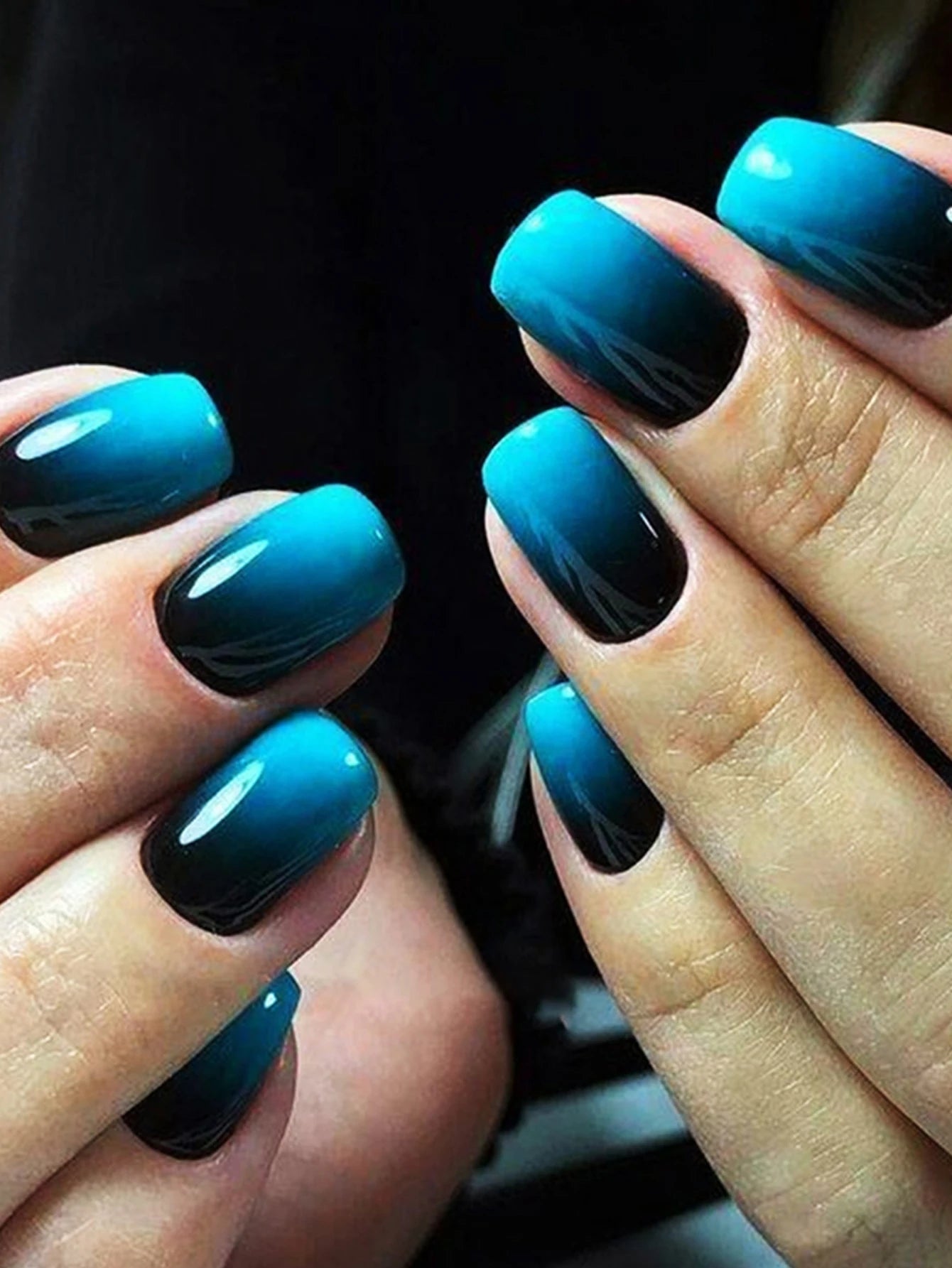 Cœur Marin - Ensemble d'Ongles Pressés