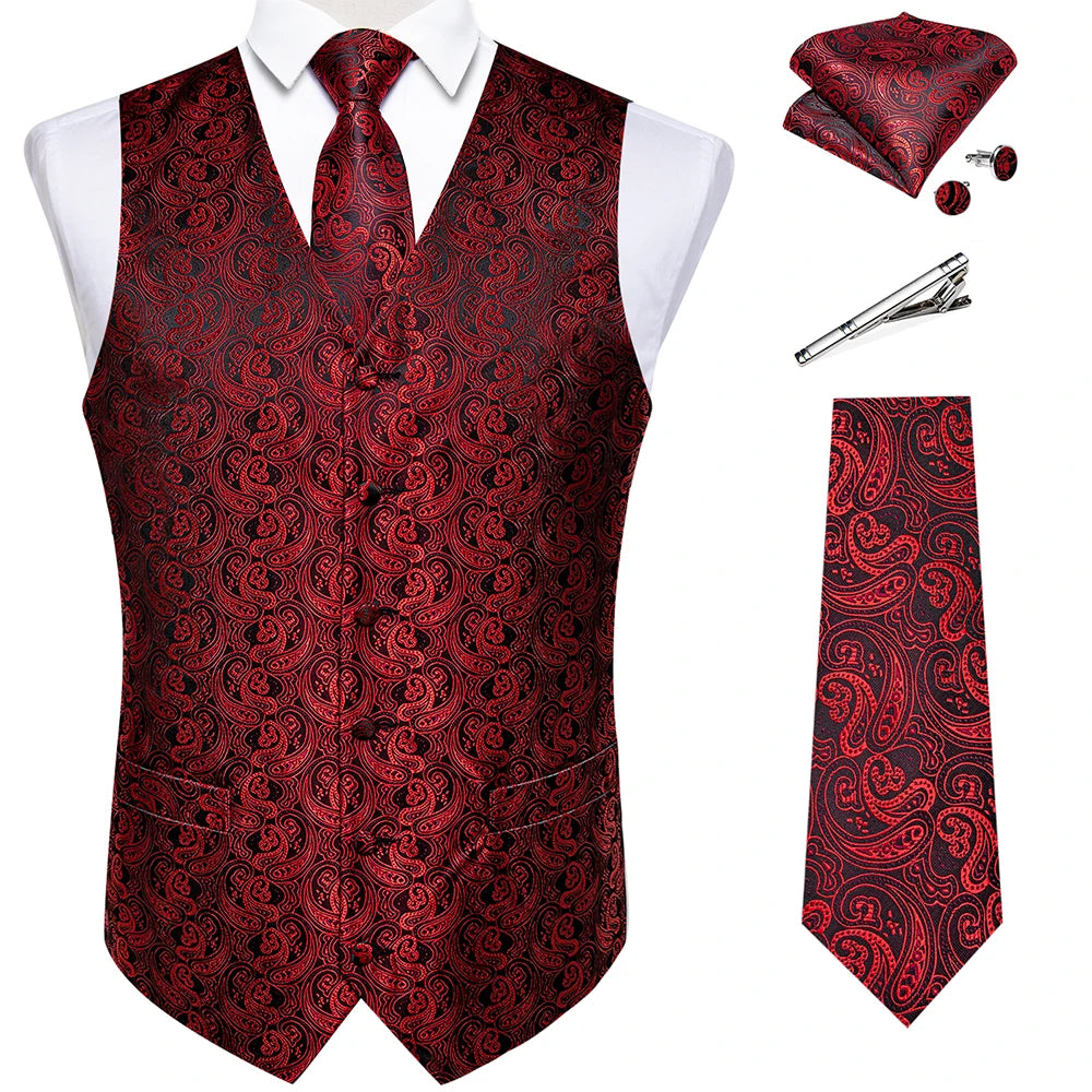 Gilet Luxe Mariage avec Accessoires