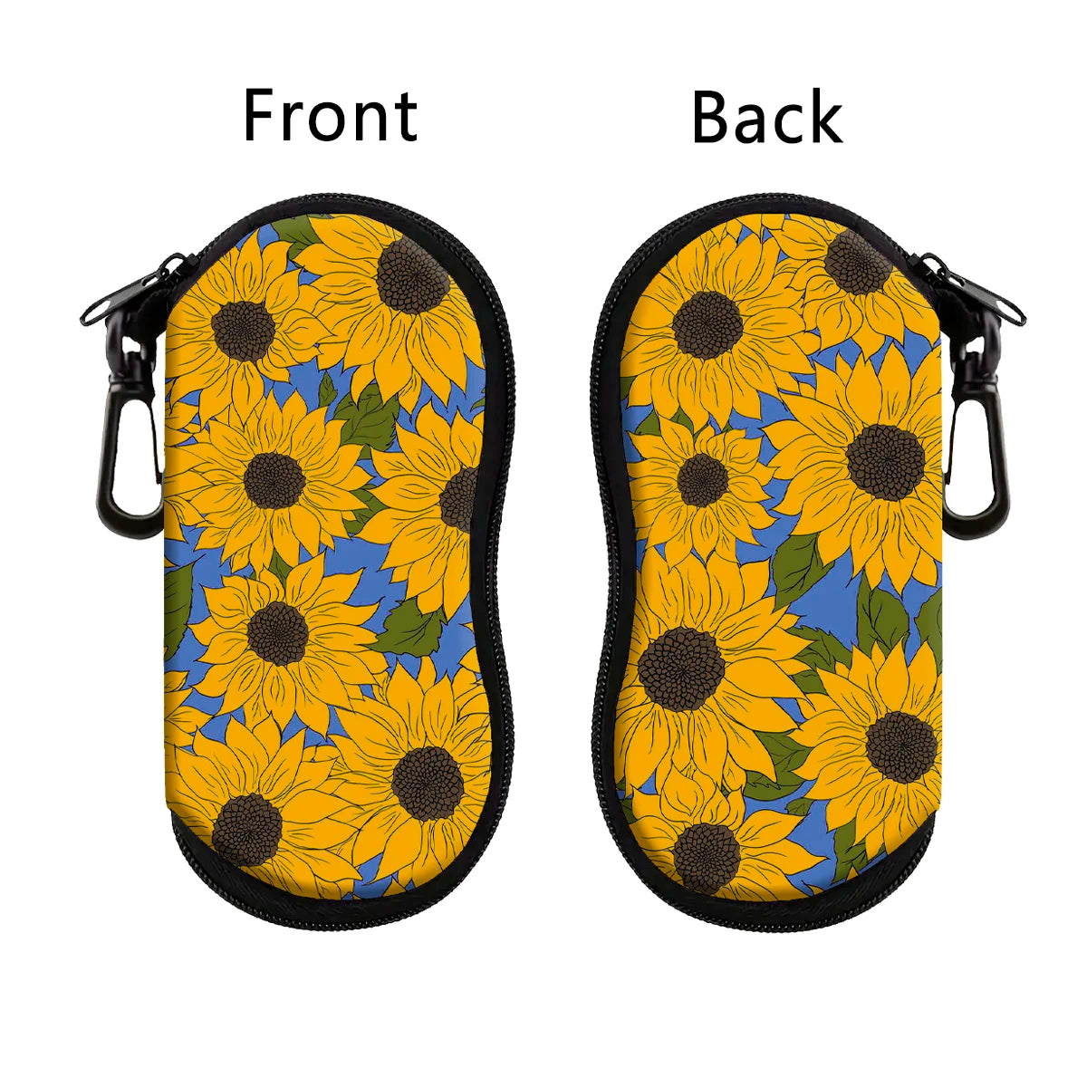 Sunflower Cat Eyewear Case - Trendy & Portable