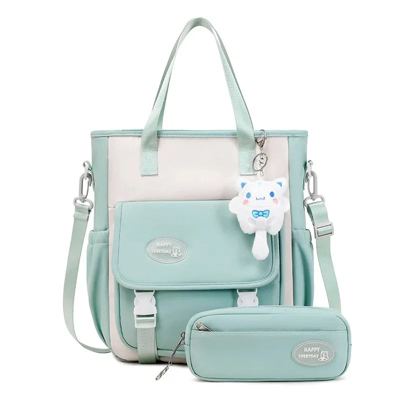 Sac à Dos Harajuku Grande Capacité en Tissu Oxford