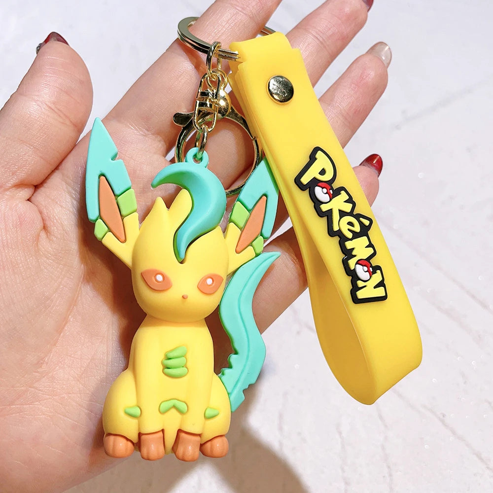 Kawaii Pokémon Keychain: Charmander & Psyduck Fun!