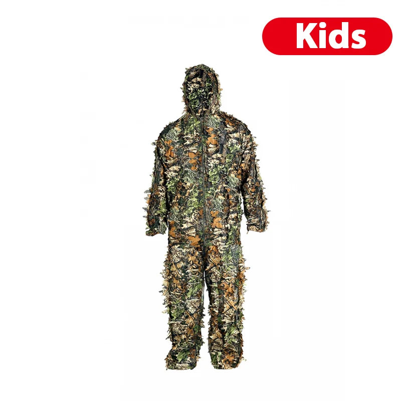 Ghillie 3D Camouflage Jungle – Costume Tactique Homme